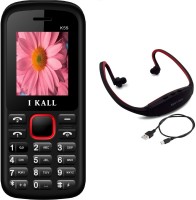 I Kall K55 with MP3/FM Player Neckband(Black & Red) Black & Red I Kall K55 with MP3/FM Player Neckband(Black & Red) Black & Red