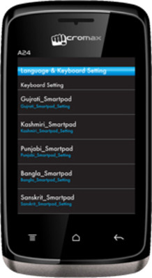Micromax Bolt A24 (Black, 512 MB)(256 MB RAM) Black Micromax Bolt A24 (Black, 512 MB)(256 MB RAM) Black